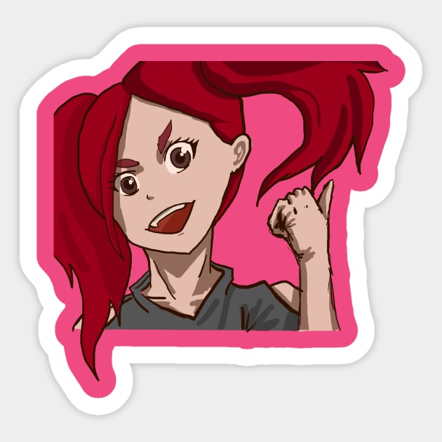 Sushi girl 3 Sticker by Kissmiss